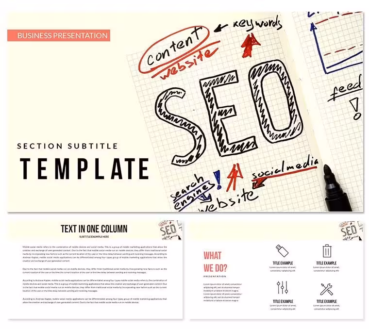 SEO Marketing Keynote templates