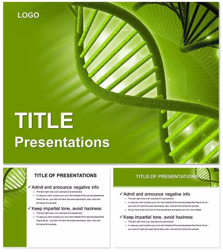 Spiral Genome Keynote Template: Decode the Double Helix of Humanity