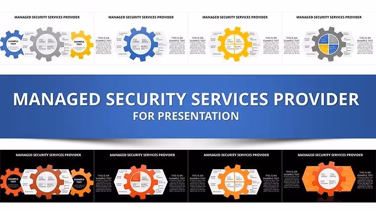 Managed Security Services Provider Keynote Chart Template