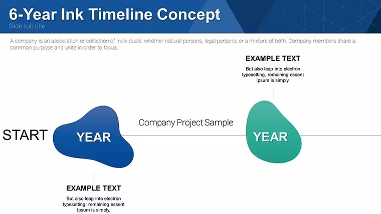 Ink Timelines Keynote Charts - Fully Editable | ImagineLayout