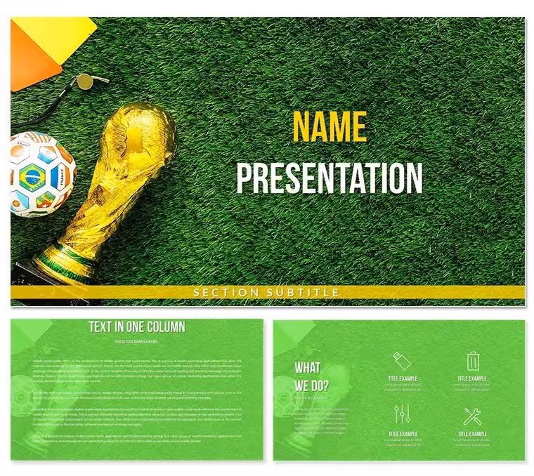 Football Competition Keynote templates