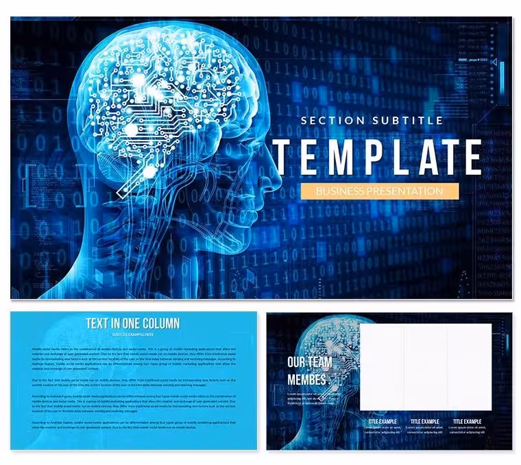 Artificial Intelligence Brain Keynote presentation