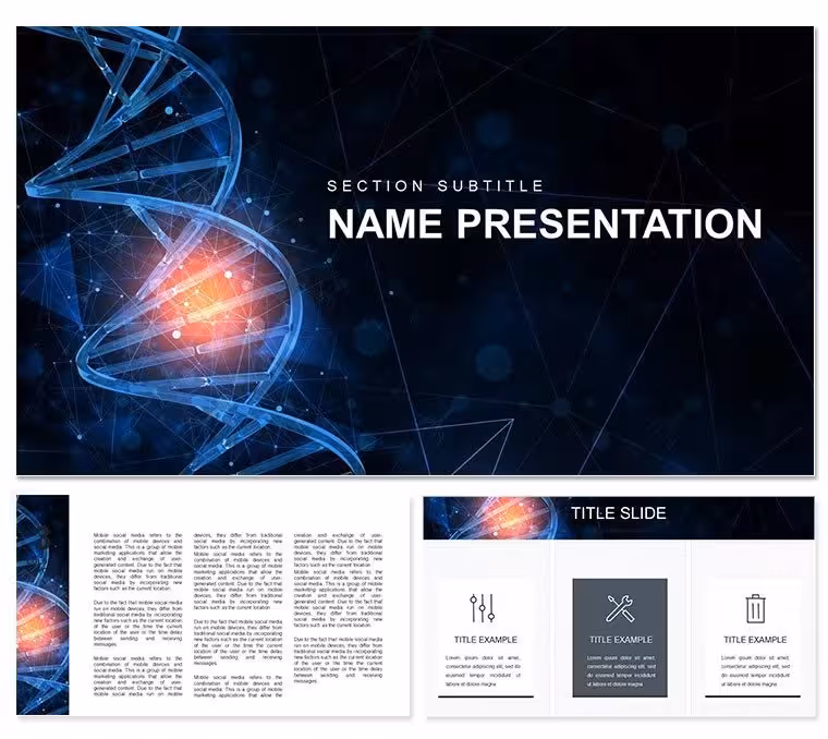 DNA Damage Repair Keynote template - Themes