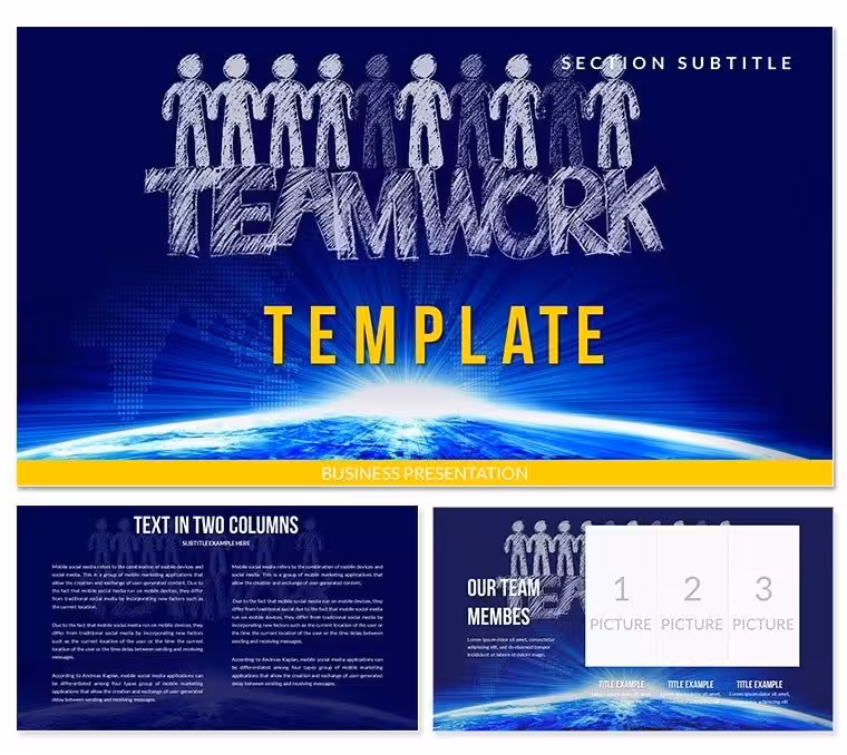 Teamwork Project Management Keynote Template