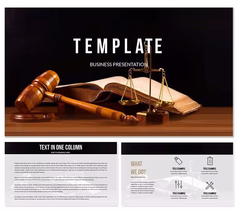 Judicial branch Keynote templates - Themes