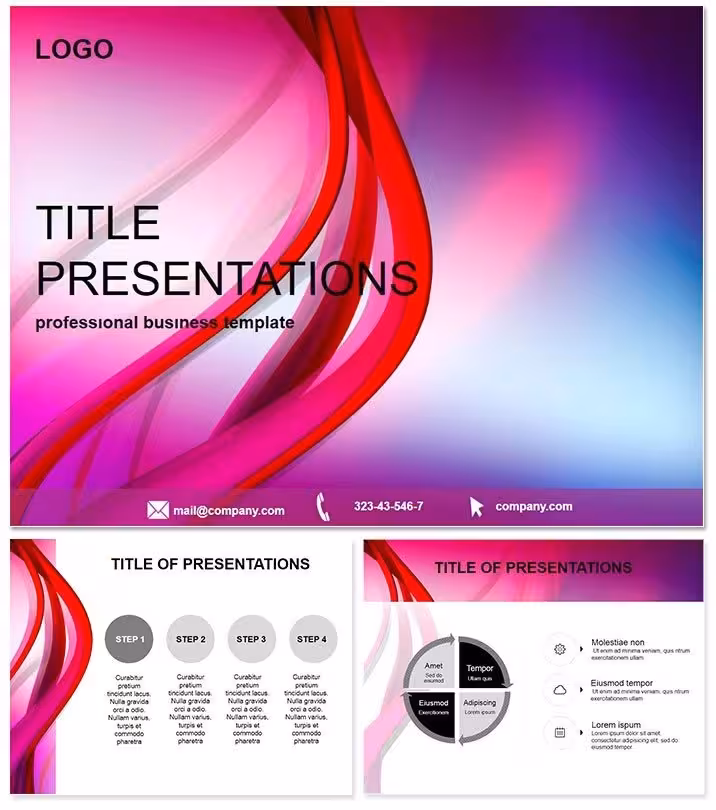 Modern Business Pitch Deck Keynote Template