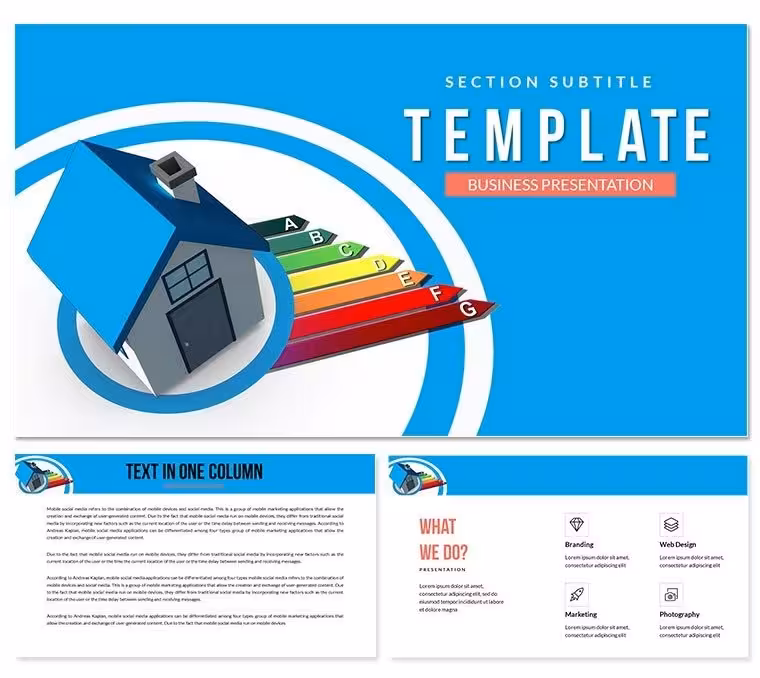 House Save Energy Keynote Template - Download Now