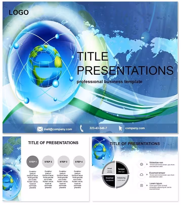 Green Eco Environment Keynote Template: Nature-Inspired Brilliance