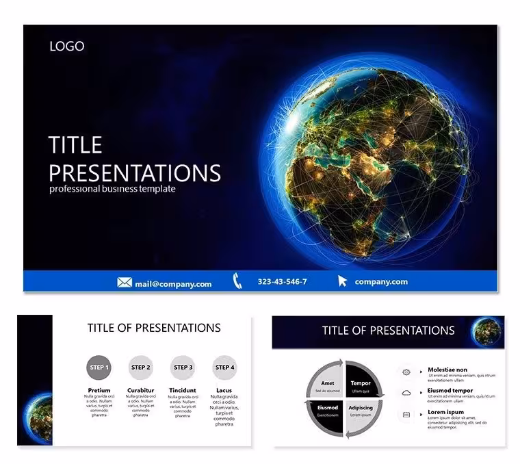 Planet Earth Keynote Template: Download Presentation