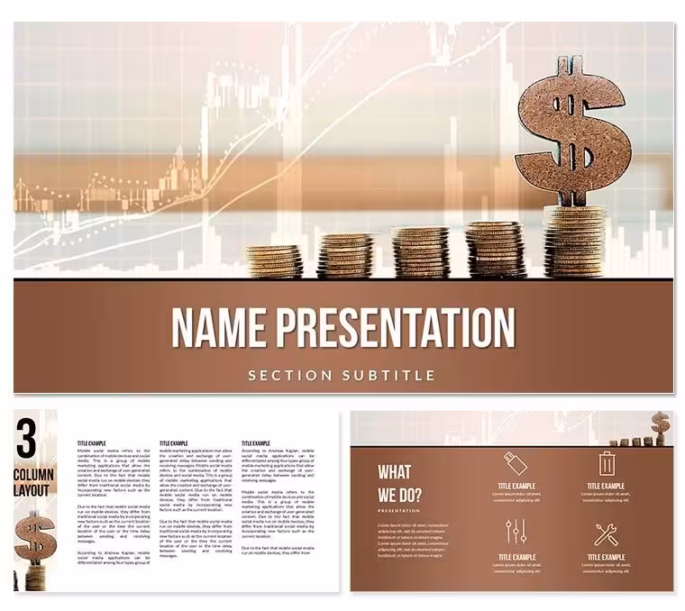 Editable Foreign Currency Trading Keynote Template