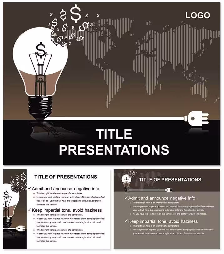 Energy Costs Keynote Template: Wattage of Wisdom