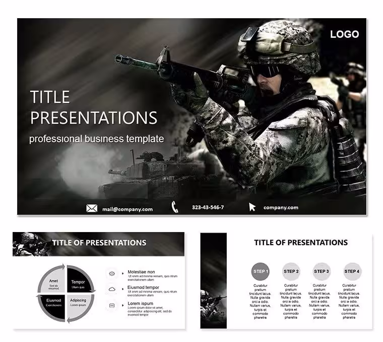 Special Forces PowerPoint Template: Elite Edge for Critical Briefings