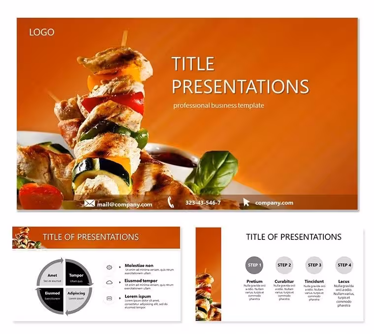 Menu Restaurant PowerPoint Presentation template