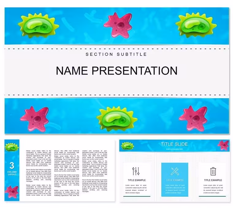 Bacteria: Types, Infections Keynote Template