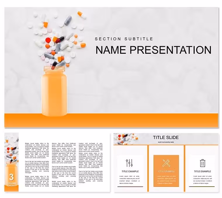 Drug : Treatment for Pneumonia Keynote template