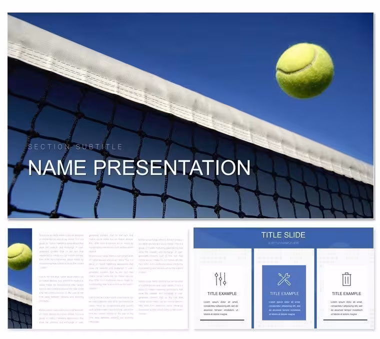 Professional Tennis Club Keynote Template