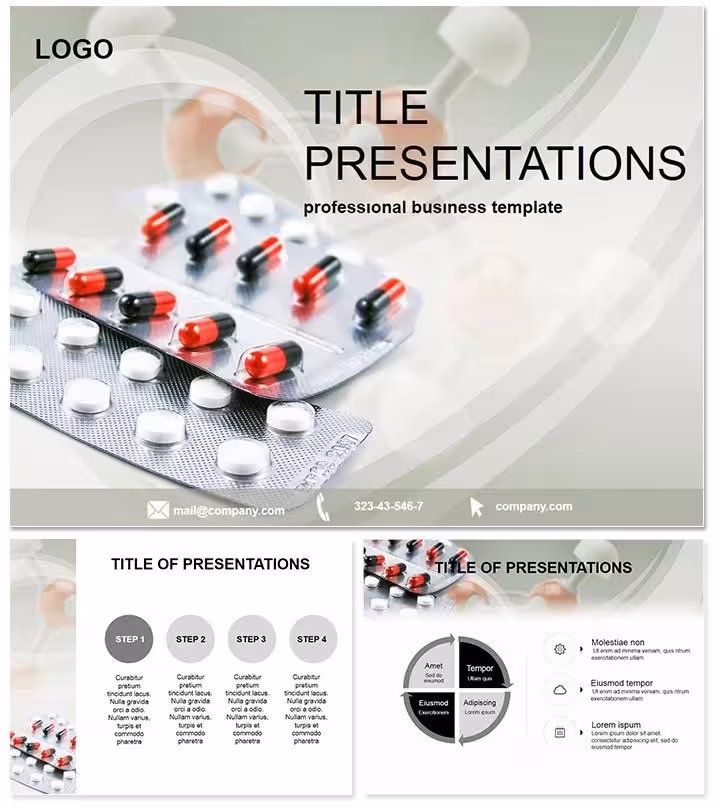 Dynamic Medicines Keynote Template - Editable Keynote | ImagineLayout