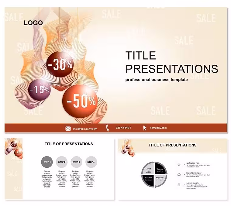 Christmas Discounts Keynote Template