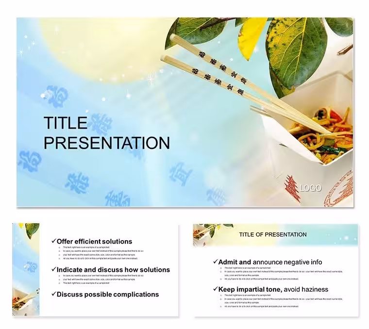Asian Food Keynote: Culinary Canvas Unleashed