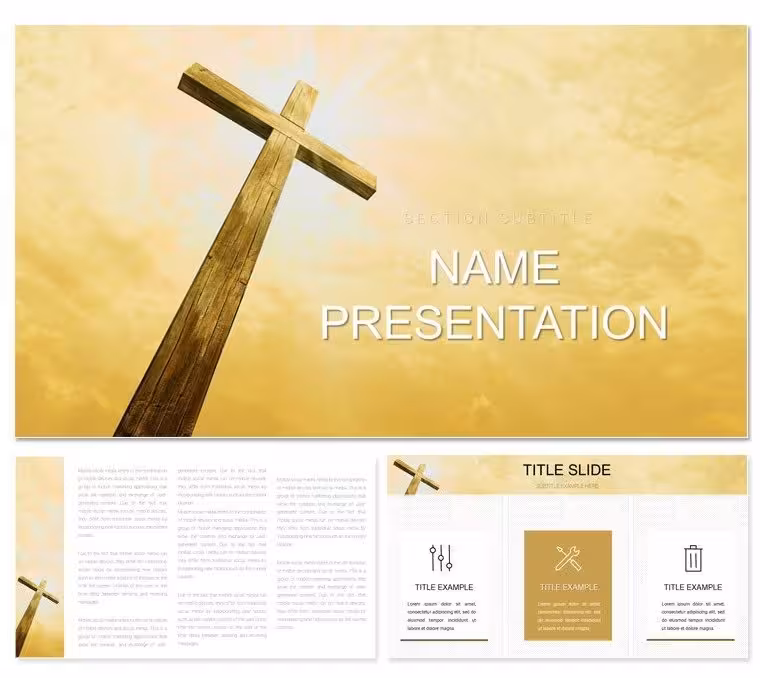 Gospel Salvation Through Christ Keynote Template