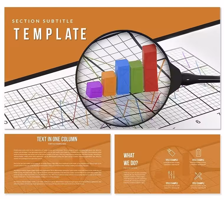 Financial Analysis Solution search Keynote templates