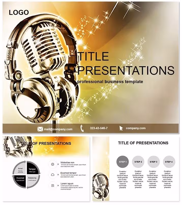 Music Recording PowerPoint Template