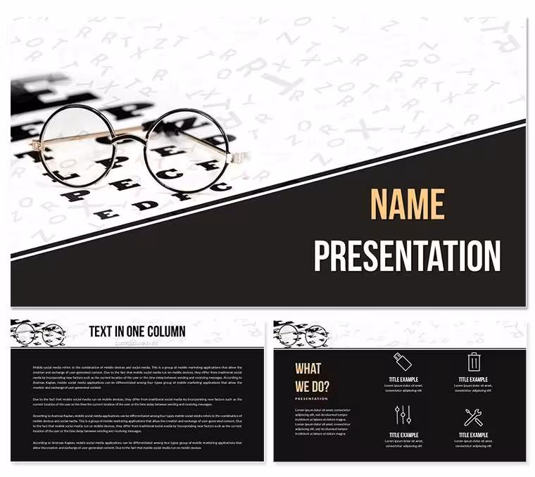 Vision Keynote Template for Medical Presentations