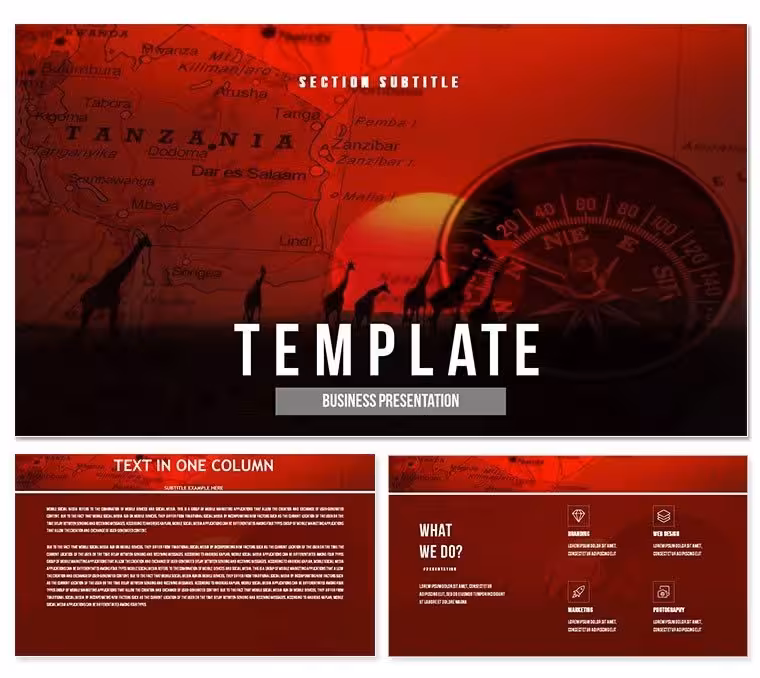 Tanzania Africa Keynote Presentation Template