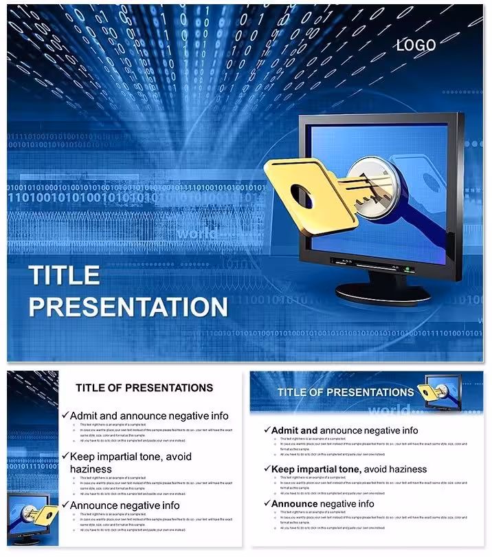Denied Access Computer Keynote Template Guide