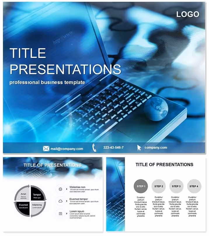 Internet Connection PowerPoint Template Pro