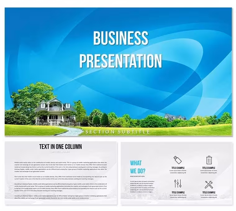 Download House Sale Keynote Themes - Presentation Template
