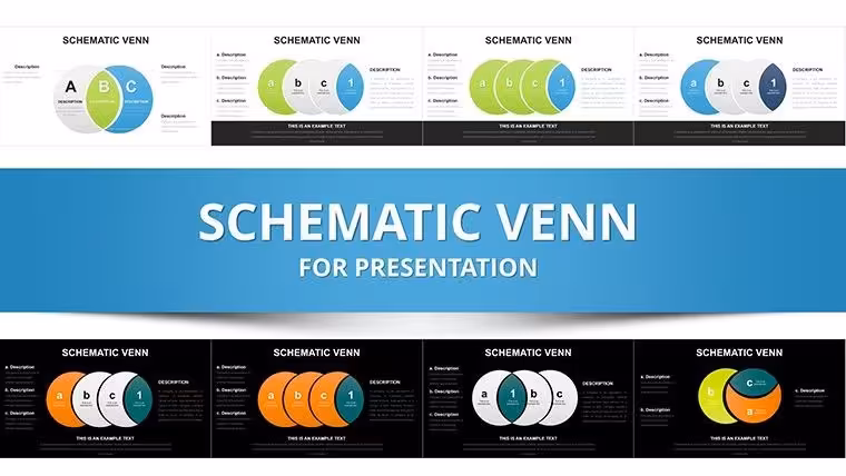Decode Overlaps with Schematic Venn Keynote Charts