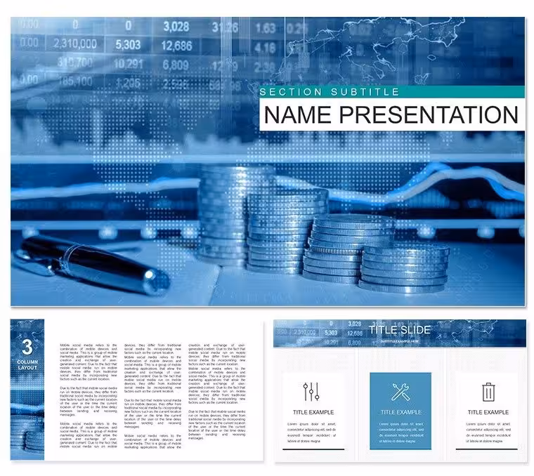 Analysis of Finance Budget Keynote template