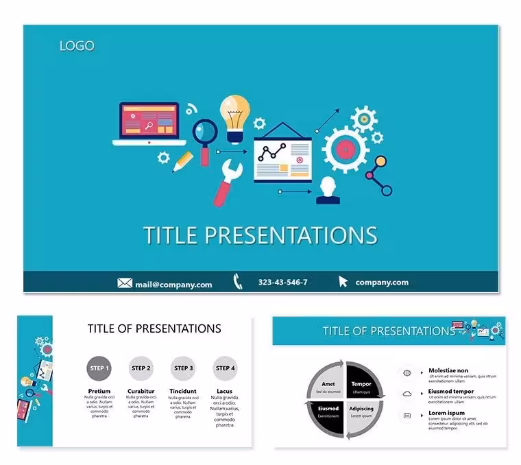 Web Development Keynote template and Themes