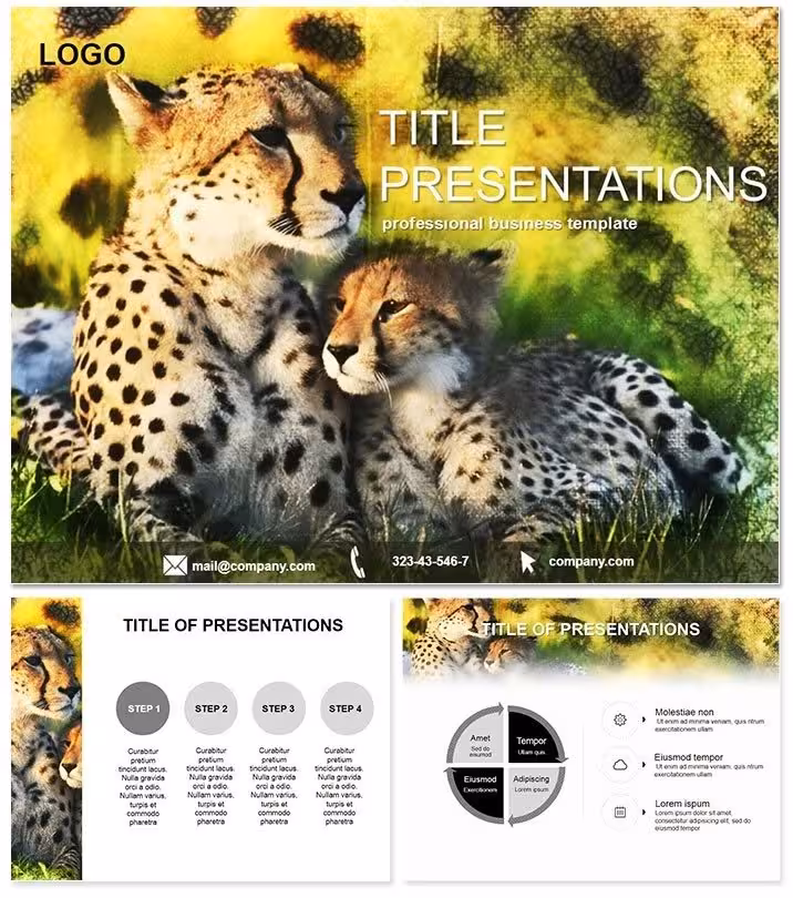 Fierce Leopard Predator Keynote Slides