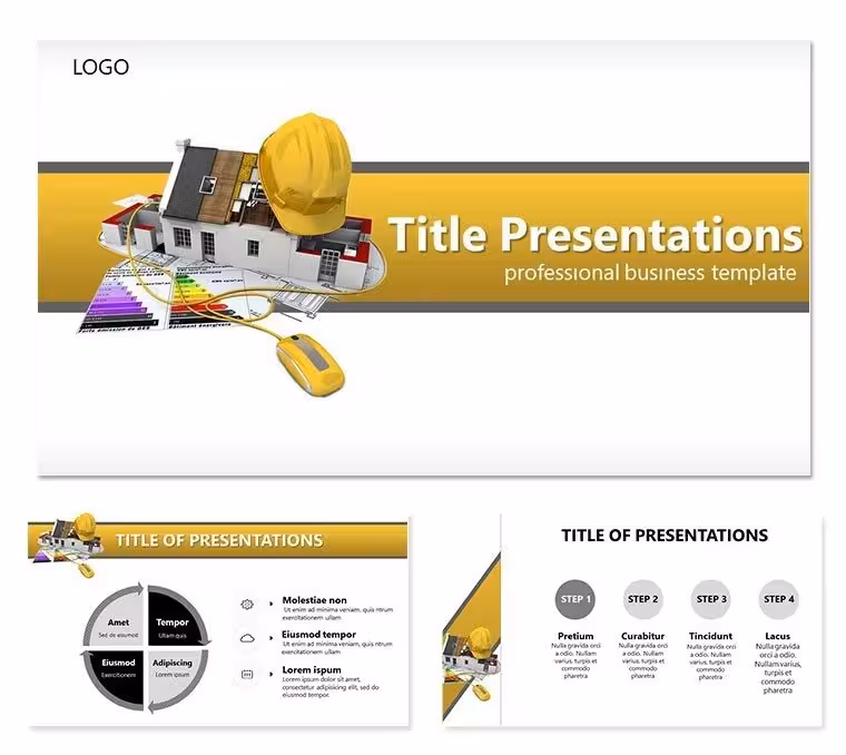 Home Design PowerPoint Template: Crafting Visions That Inspire