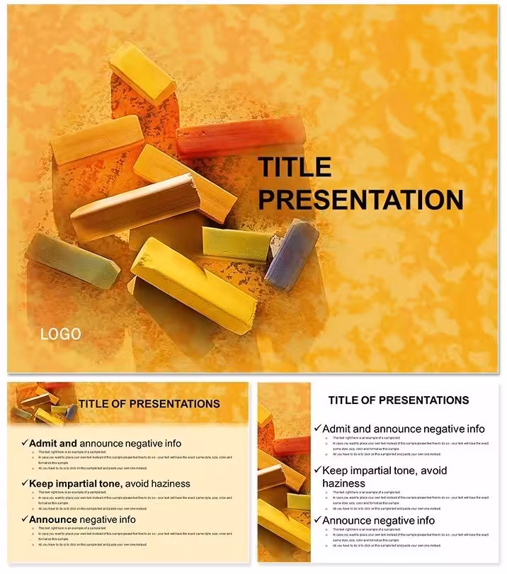 Creative Chalk Drawing PowerPoint Slides