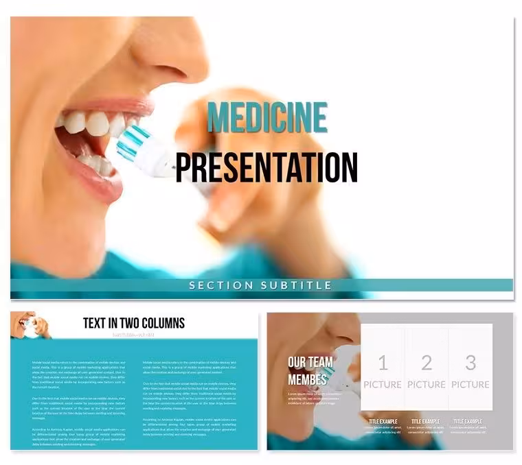 Brushing Teeth Properly Keynote Templates