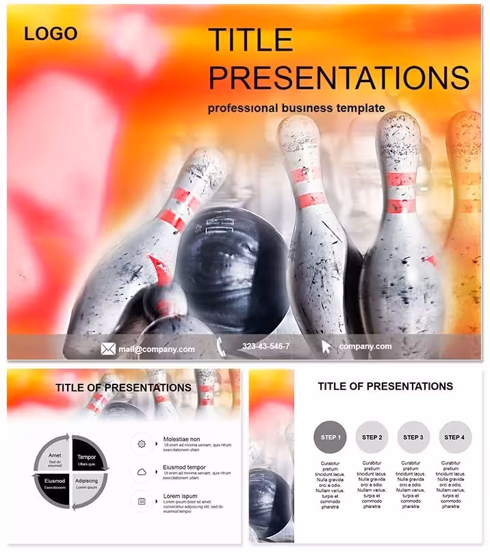 Bowling Game PowerPoint Template