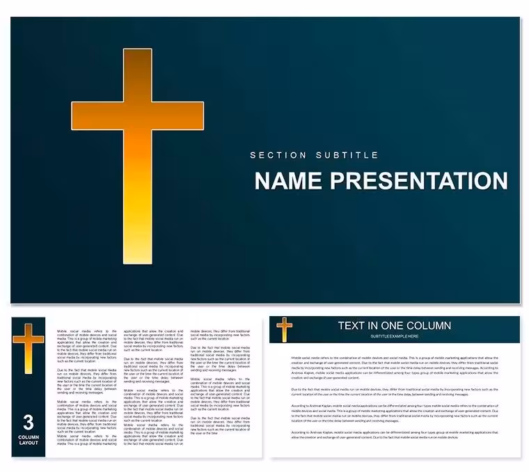 Gospel Keynote Template: Weave Faith into Every Slide