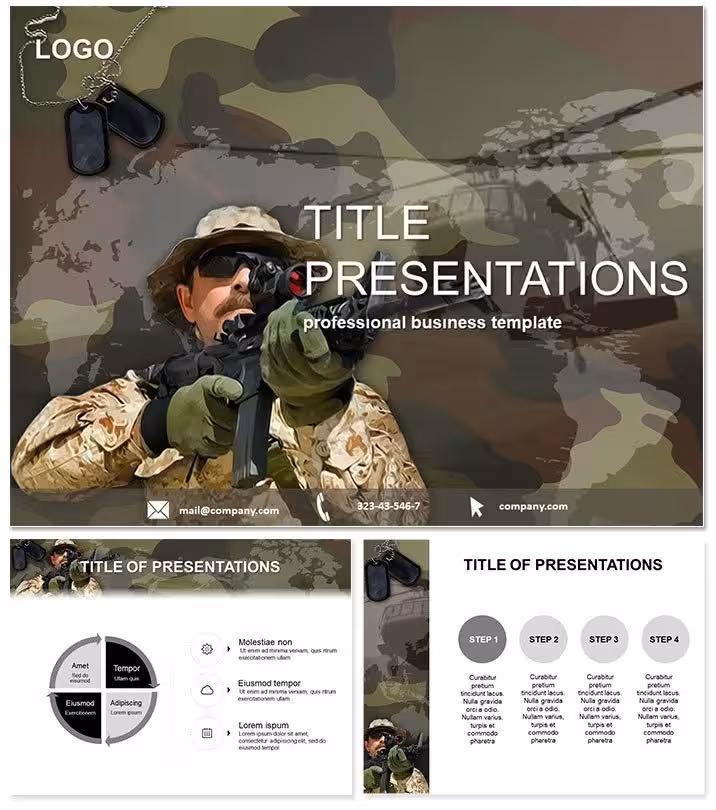 Strategic Ranger Regiment PowerPoint Template