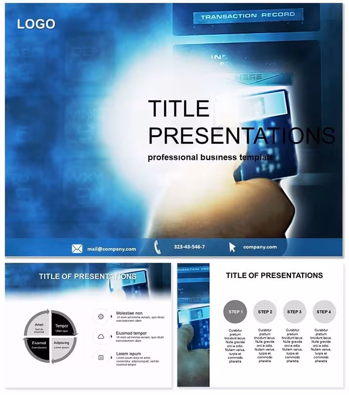 Revolutionize Banking Presentations with ATM Template