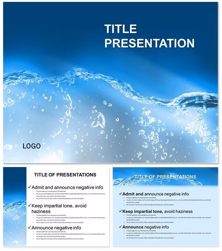 Flow with Vitality: Water Life Keynote Template