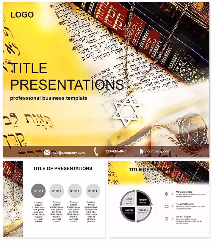 Jewish Scriptures Keynote Template: Ancient Echoes