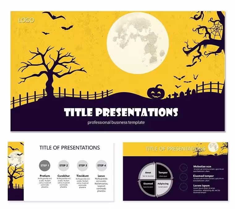 Best Celebrity Halloween Keynote Template: Presentation