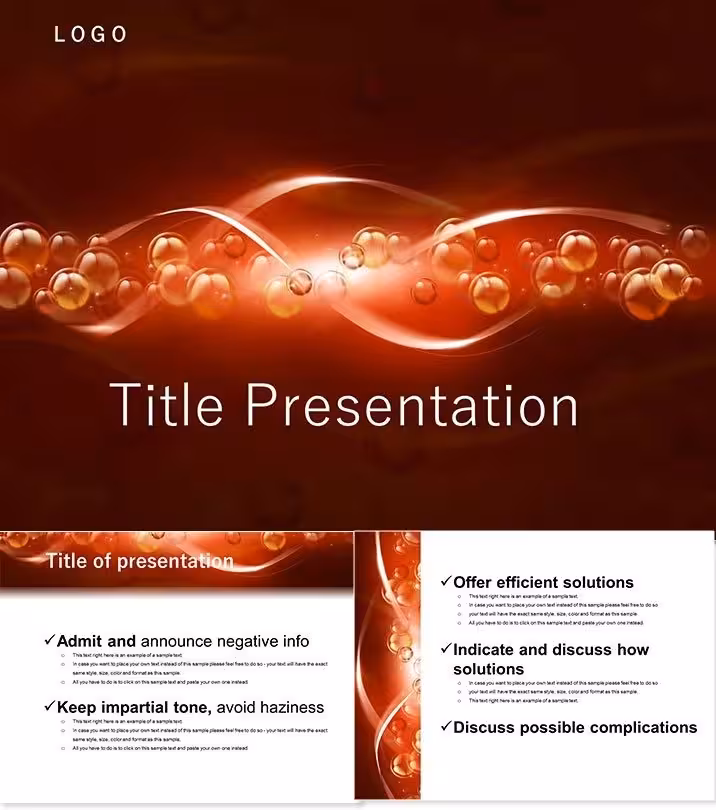 Bubbles Flow PowerPoint Template