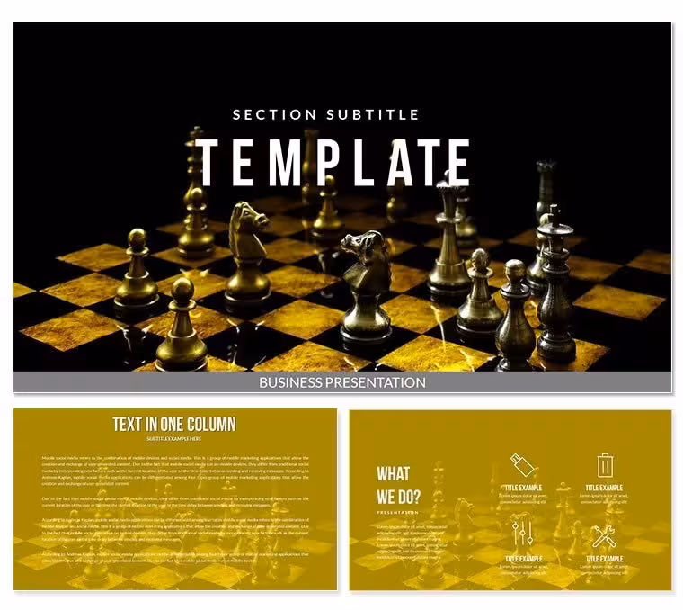 Download Chess Game Keynote Presentation Template