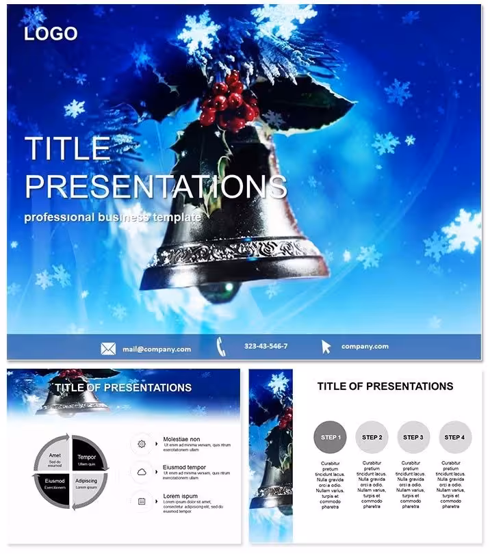 Christmas Bell PowerPoint Template