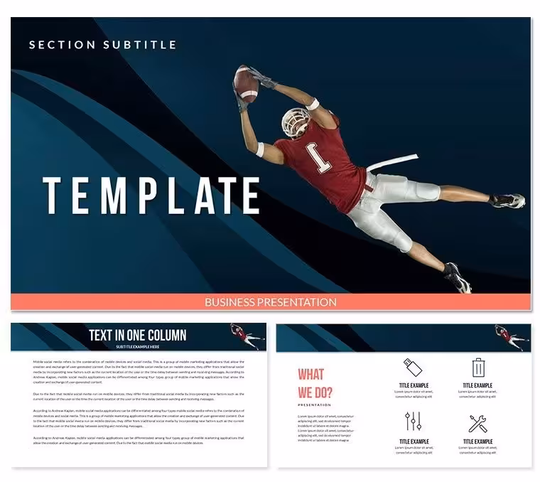 American Football - Games Keynote templates