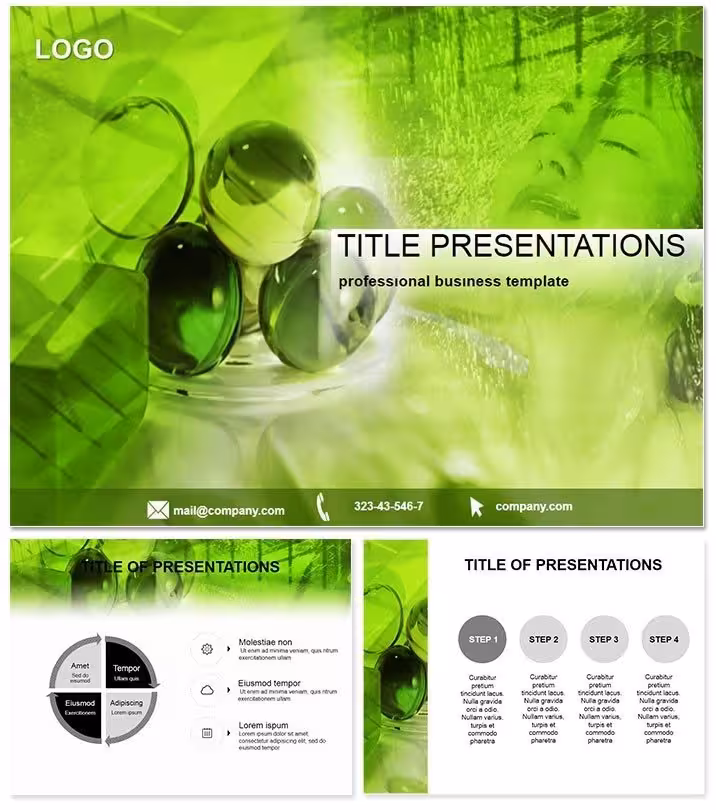 Spa Services and Amenities PowerPoint Template: Create Serene Slides